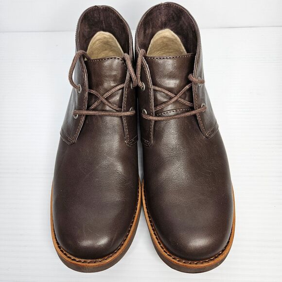 UGG Dagmann Boots Mens Size 7 Brown Leather Chukka Ankle - Picture 2 of 9